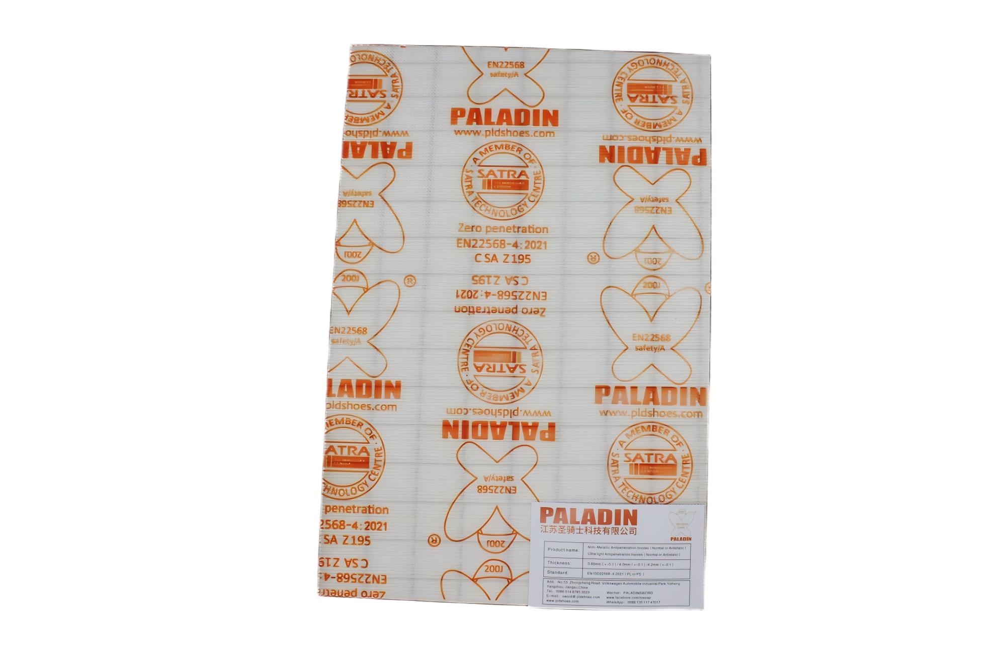 Tissu de semelle molle flexible anti-ponction pour les chaussures de sécurité