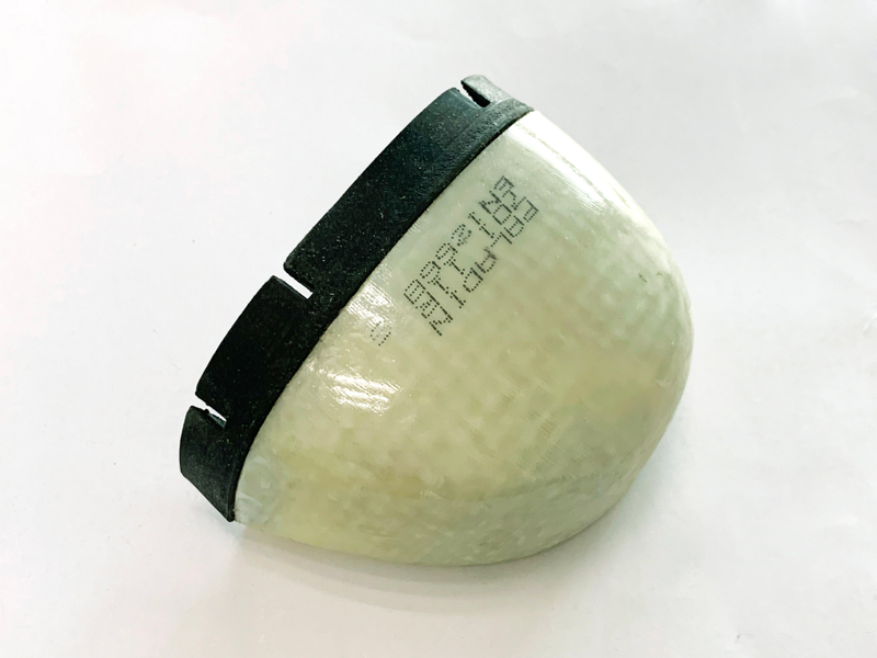 Fibre de verre recyclable nouveau matériau Cap